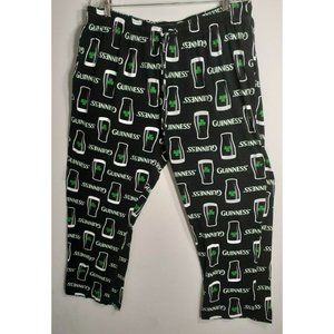 Guinness Draught Men Pajama Pants XL Black/White